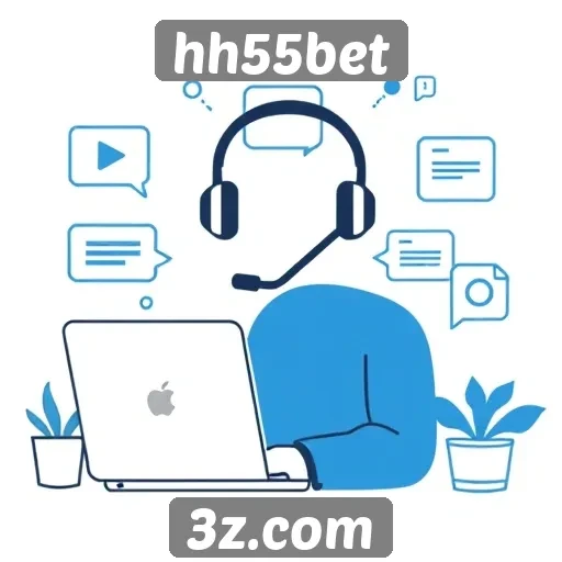 Como funciona o suporte ao cliente no hh55bet