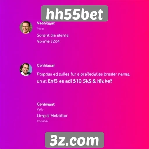 Feedback de usuários sobre o hh55bet